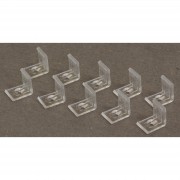 JB SYSTEMS ALU-CORNER-15MM-CLIPS - ALU profile opal, clips surface corn